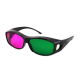 Kacamata 3D 4D nVidia Vision Green Magenta - Best Seller